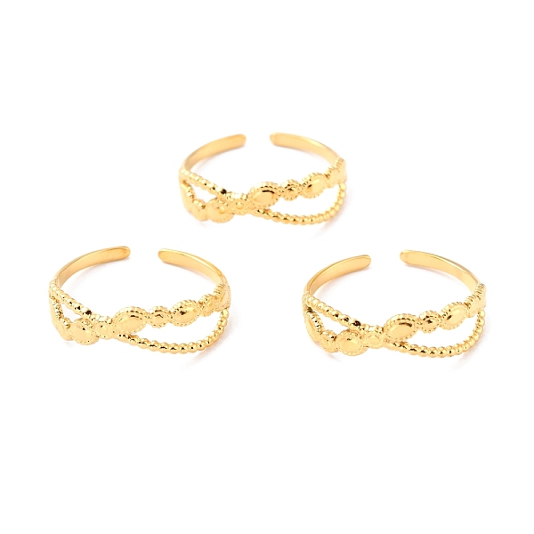PandaHall Ion Plating(IP) 304 Stainless Steel Finger Rings, Cuff Rings, Long-Lasting Plated, Horse Eye, Golden, US Size 7 1/4(17.5mm)...
PandaHall Ion Plating(IP) 304 Stainless Steel Finger Rings, Cuff Rings, Long-Lasting Plated, Horse Eye, Golden, US Size 7 1/4(17.5mm)...