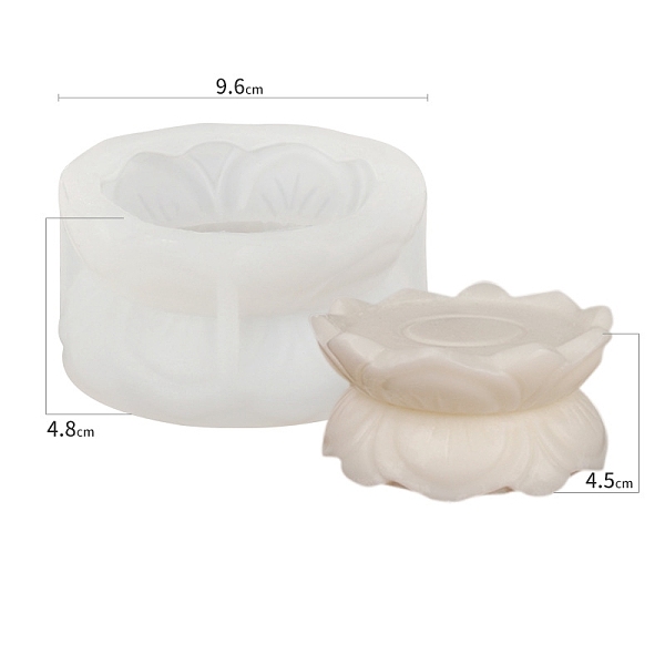 PandaHall DIY Candle Silicone Molds, for Candle Making, Food Grade Silicone, Buddhist, White, Flower, 9.6x4.8cm Silicone Flower White
PandaHall DIY Candle Silicone Molds, for Candle Making, Food Grade Silicone, Buddhist, White, Flower, 9.6x4.8cm Silicone Flower White