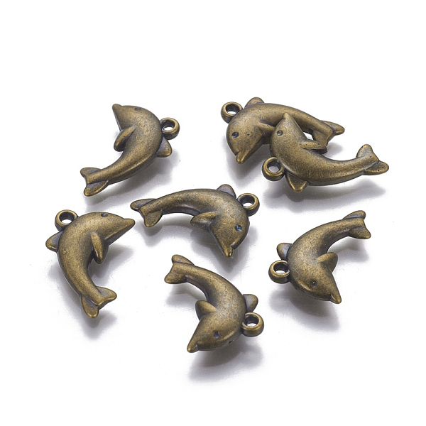 PandaHall CCB Plastic Pendants, Dolphin Shape, Antique Bronze, 21x17x5mm, Hole: 1.8mm Plastic Dolphin
PandaHall CCB Plastic Pendants, Dolphin Shape, Antique Bronze, 21x17x5mm, Hole: 1.8mm Plastic Dolphin