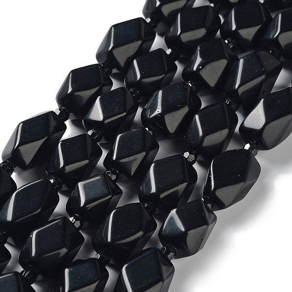 PandaHall Natural Obsidian Beads Strands, with Seed Beads, Faceted, Rhombus, 12~15x9~12x9~12mm, Hole: 1~1.2mm, about 20~21pcs/strand...
PandaHall Natural Obsidian Beads Strands, with Seed Beads, Faceted, Rhombus, 12~15x9~12x9~12mm, Hole: 1~1.2mm, about 20~21pcs/strand...