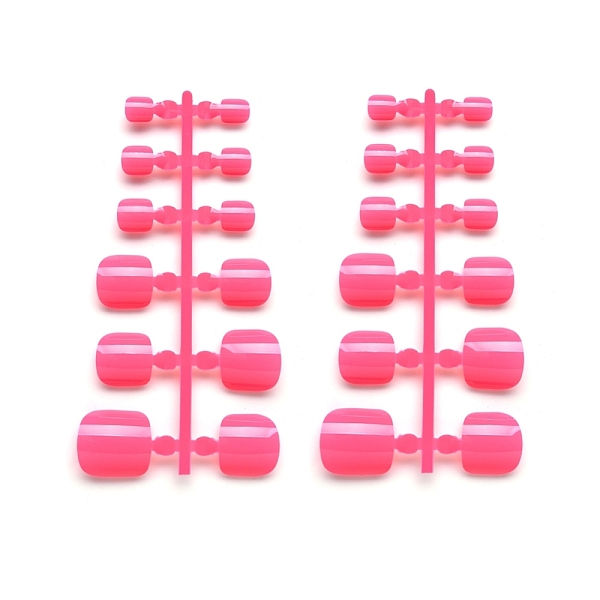 PandaHall Solid Color Plastic Seamless Toe False Nail, Practice Manicure Nail Art Tool, Hot Pink, 8~20x7~18x2~6mm, 24pcs/strand. Plastic...
PandaHall Solid Color Plastic Seamless Toe False Nail, Practice Manicure Nail Art Tool, Hot Pink, 8~20x7~18x2~6mm, 24pcs/strand. Plastic...