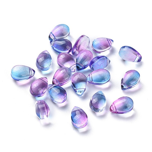 PandaHall Transparent Glass Beads, Top Drilled Beads, Teardrop, Slate Blue, 9x6x5mm, Hole: 1mm Glass Teardrop
PandaHall Transparent Glass Beads, Top Drilled Beads, Teardrop, Slate Blue, 9x6x5mm, Hole: 1mm Glass Teardrop