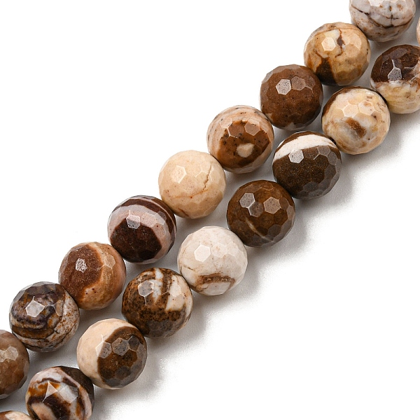 PandaHall Natural Zebra Jasper Beads Strands, Faceted(128 Facets), Round, 8~8.5mm, Hole: 1.2mm, about 45pcs/strand, 15.08~15.16 inch...
PandaHall Natural Zebra Jasper Beads Strands, Faceted(128 Facets), Round, 8~8.5mm, Hole: 1.2mm, about 45pcs/strand, 15.08~15.16 inch...