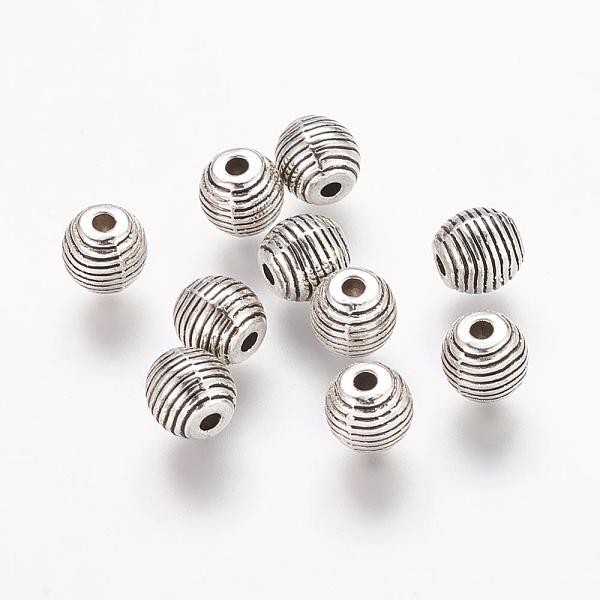 PandaHall Tibetan Style Alloy Beehive Beads, Grooved Beads, Cadmium Free & Lead Free, Round, Antique Silver, 6mm, Hole: 1mm Alloy Round
PandaHall Tibetan Style Alloy Beehive Beads, Grooved Beads, Cadmium Free & Lead Free, Round, Antique Silver, 6mm, Hole: 1mm Alloy Round