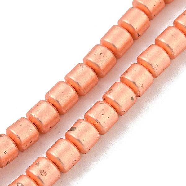PandaHall Electroplated Synthetic Non-Magnetic Hematite Beads Strands, Matte Style, Column, Rose Gold Plated, 3.9~4x3.8~3.85mm, Hole: 0.7mm...
PandaHall Electroplated Synthetic Non-Magnetic Hematite Beads Strands, Matte Style, Column, Rose Gold Plated, 3.9~4x3.8~3.85mm, Hole: 0.7mm...