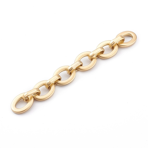 PandaHall Opaque Spray Painted Acrylic Linking Cable Chains, Quick Link Chains, Gold, 24x18x4mm and 18.5x11.5x5mm, about 39.37 inch...
PandaHall Opaque Spray Painted Acrylic Linking Cable Chains, Quick Link Chains, Gold, 24x18x4mm and 18.5x11.5x5mm, about 39.37 inch...