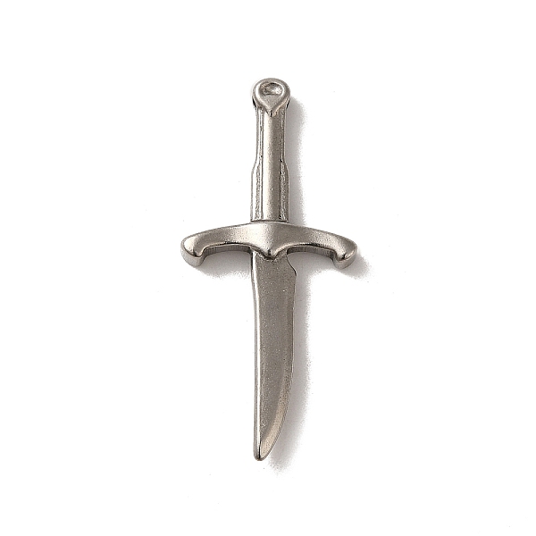 PandaHall 304 Stainless Steel Pendants, Cadmium Free & Lead Free, Sword Charm, Stainless Steel Color, 43.5x19.5x4.5mm, Hole: 1.7mm 304...
PandaHall 304 Stainless Steel Pendants, Cadmium Free & Lead Free, Sword Charm, Stainless Steel Color, 43.5x19.5x4.5mm, Hole: 1.7mm 304...