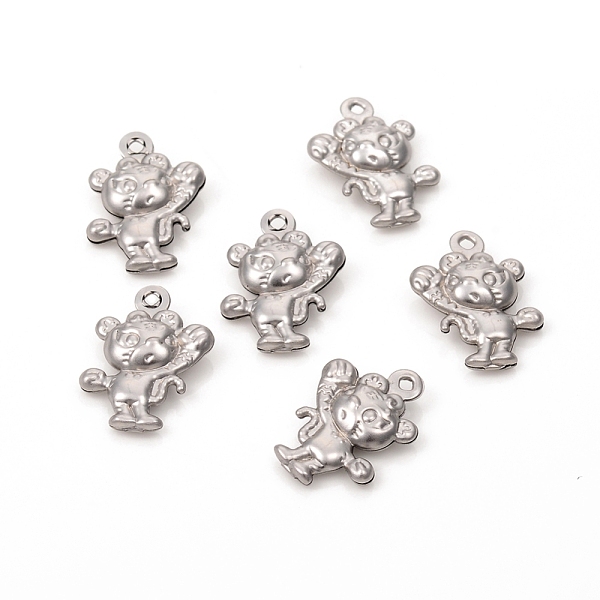 PandaHall 304 Stainless Steel Pendants, Tiger, Stainless Steel Color, 17x13x3.5mm, Hole: 1.2mm 304 Stainless Steel Other Animal
PandaHall 304 Stainless Steel Pendants, Tiger, Stainless Steel Color, 17x13x3.5mm, Hole: 1.2mm 304 Stainless Steel Other Animal