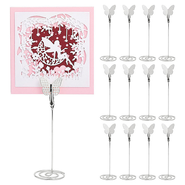 PandaHall Butterfly Memo Photo Holder, Alloy Spiral Card Holder, Platinum, 42x130mm Alloy Butterfly
PandaHall Butterfly Memo Photo Holder, Alloy Spiral Card Holder, Platinum, 42x130mm Alloy Butterfly