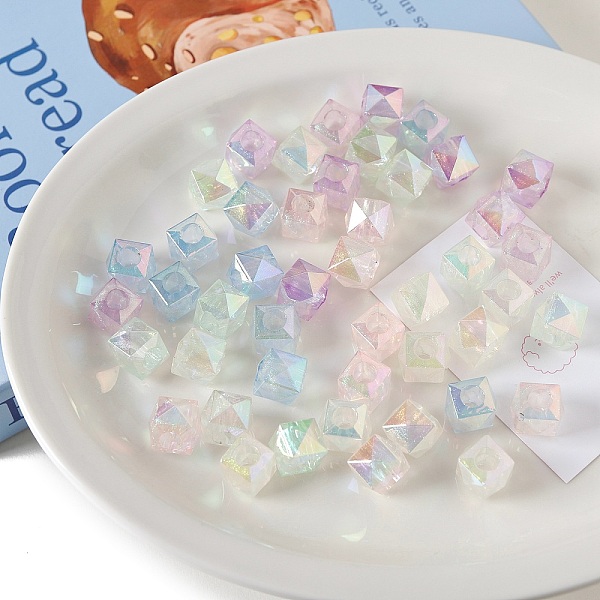 PandaHall Opaque Acrylic Beads, Faceted, Square, Mixed Color, 13.8x15.8x15.8mm, Hole: 7mm Acrylic Square Multicolor
PandaHall Opaque Acrylic Beads, Faceted, Square, Mixed Color, 13.8x15.8x15.8mm, Hole: 7mm Acrylic Square Multicolor