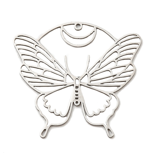 PandaHall 201 Stainless Steel Pendants, Laser Cut, Butterfly Charm, Stainless Steel Color, 37x39.5x1mm, Hole: 1.4mm 201 Stainless Steel...
PandaHall 201 Stainless Steel Pendants, Laser Cut, Butterfly Charm, Stainless Steel Color, 37x39.5x1mm, Hole: 1.4mm 201 Stainless Steel...