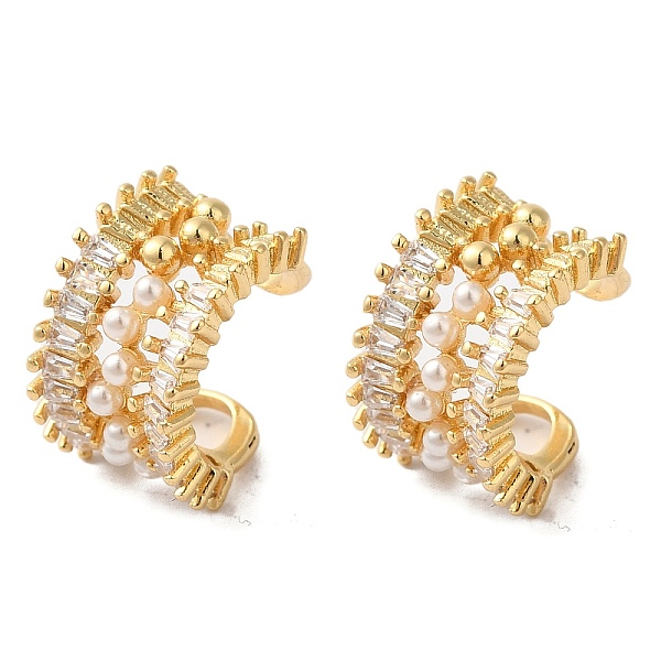 PandaHall Brass Micro Pave Clear Cubic Zirconia Cuff Earrings, Plastic Pearl Beads, for Women, Ring, Golden, 15x10mm Brass Ring
PandaHall Brass Micro Pave Clear Cubic Zirconia Cuff Earrings, Plastic Pearl Beads, for Women, Ring, Golden, 15x10mm Brass Ring