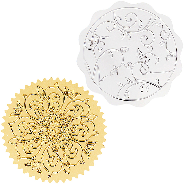 PandaHall CRASPIRE 40 Sheets 2 Styles Self Adhesive Gold & Silver Foil Embossed Stickers, Medal Decoration Sticker, Flower, 22x6x0.05cm..., Multicolor
PandaHall CRASPIRE 40 Sheets 2 Styles Self Adhesive Gold & Silver Foil Embossed Stickers, Medal Decoration Sticker, Flower, 22x6x0.05cm..., Multicolor