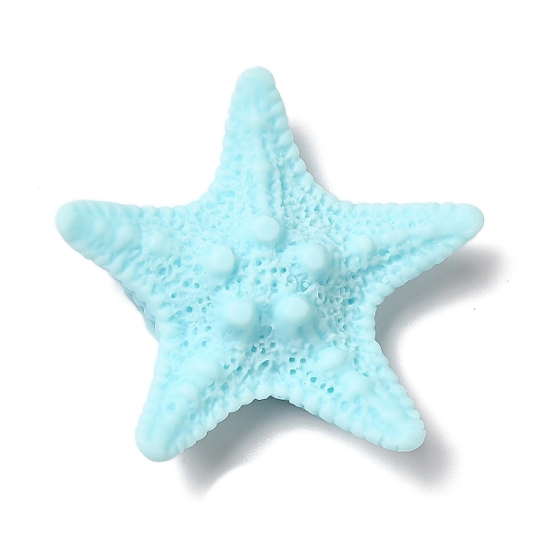 PandaHall Opaque Resin Sea Animal Decoden Cabochons, Starfish, Light Sky Blue, 39x40x9mm Resin Starfish
PandaHall Opaque Resin Sea Animal Decoden Cabochons, Starfish, Light Sky Blue, 39x40x9mm Resin Starfish