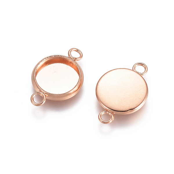 PandaHall 201 Stainless Steel Cabochon Connector Settings, Plain Edge Bezel Cups, Flat Round, Rose Gold, Tray: 8mm, 10x17x2mm, Hole: 2.5mm...
PandaHall 201 Stainless Steel Cabochon Connector Settings, Plain Edge Bezel Cups, Flat Round, Rose Gold, Tray: 8mm, 10x17x2mm, Hole: 2.5mm...