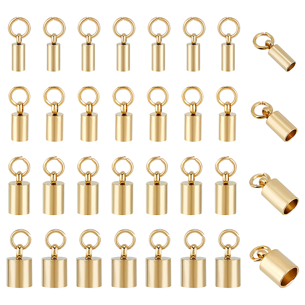PandaHall Unicraftale 32Pcs 4 Style 201 Stainless Steel Cord Ends, End Caps, Column, Golden, 8.5~10x3~6mm, Hole: 2.5~4mm, Inner Diameter...
PandaHall Unicraftale 32Pcs 4 Style 201 Stainless Steel Cord Ends, End Caps, Column, Golden, 8.5~10x3~6mm, Hole: 2.5~4mm, Inner Diameter...