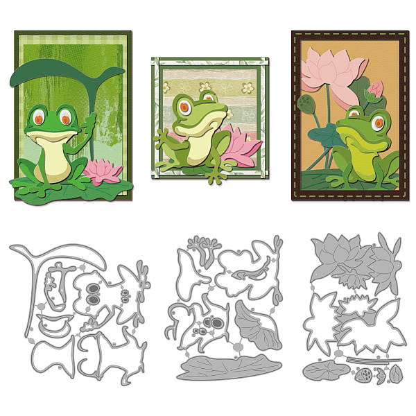 PandaHall Frog Metal Cutting Dies Lotus Flowers and Leaves Die Cut for Card Making Summer Pond Scenery Carbon Steel Embossing Stencils for...
PandaHall Frog Metal Cutting Dies Lotus Flowers and Leaves Die Cut for Card Making Summer Pond Scenery Carbon Steel Embossing Stencils for...