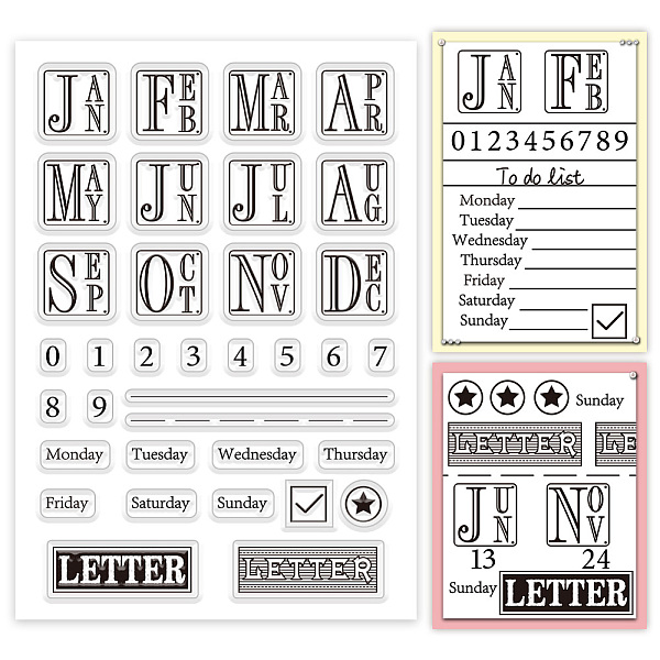 PandaHall Custom PVC Plastic Clear Stamps, for DIY Scrapbooking, Photo Album Decorative, Cards Making, Letter, 160x110mm Plastic Letter
PandaHall Custom PVC Plastic Clear Stamps, for DIY Scrapbooking, Photo Album Decorative, Cards Making, Letter, 160x110mm Plastic Letter