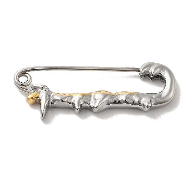 PandaHall 304 Stainless Steel Brooch, Jewely for Women, Paper Clip, Stainless Steel Color, 52x19x5mm Stainless Steel Oval
PandaHall 304 Stainless Steel Brooch, Jewely for Women, Paper Clip, Stainless Steel Color, 52x19x5mm Stainless Steel Oval