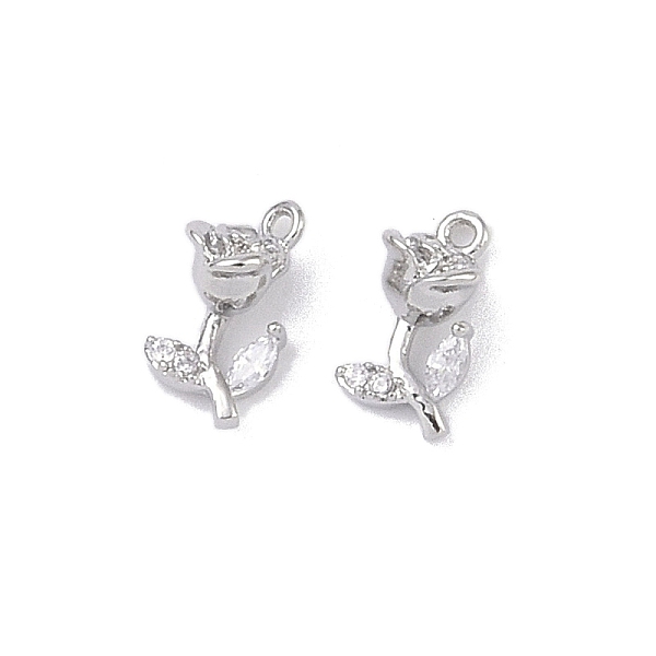 PandaHall Brass Micro Pave Clear Cubic Zirconia Pendants, Flower Charms, Real Platinum Plated, 9x5x4mm, Hole: 0.8mm Brass+Cubic Zirconia...
PandaHall Brass Micro Pave Clear Cubic Zirconia Pendants, Flower Charms, Real Platinum Plated, 9x5x4mm, Hole: 0.8mm Brass+Cubic Zirconia...