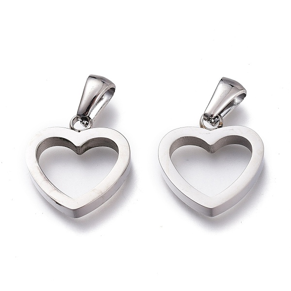 PandaHall 304 Stainless Steel Pendants, Manual Polishing, Hollow, Heart, Stainless Steel Color, 16x15x4mm, Hole: 6x2.5mm 304 Stainless Steel...
PandaHall 304 Stainless Steel Pendants, Manual Polishing, Hollow, Heart, Stainless Steel Color, 16x15x4mm, Hole: 6x2.5mm 304 Stainless Steel...