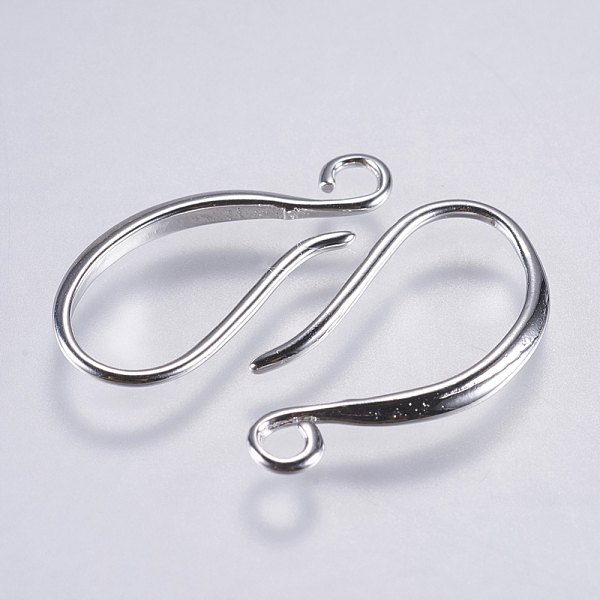 PandaHall Brass Earring Hooks, with Horizontal Loop, Long-Lasting Plated, Lead Free & Cadmium Free, Platinum, 21x10x1.5mm, Hole: 2mm, 18...
PandaHall Brass Earring Hooks, with Horizontal Loop, Long-Lasting Plated, Lead Free & Cadmium Free, Platinum, 21x10x1.5mm, Hole: 2mm, 18...