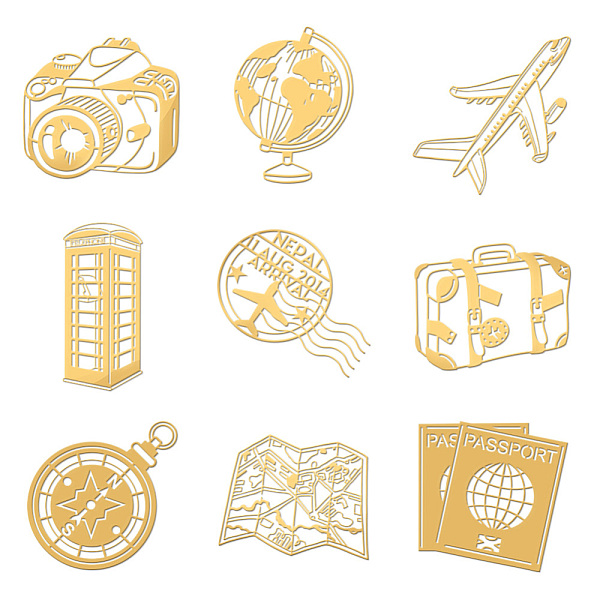 PandaHall Nickel Decoration Stickers, Metal Resin Filler, Epoxy Resin & UV Resin Craft Filling Material, Travel Theme, Mixed Shapes, 40x40mm...
PandaHall Nickel Decoration Stickers, Metal Resin Filler, Epoxy Resin & UV Resin Craft Filling Material, Travel Theme, Mixed Shapes, 40x40mm...