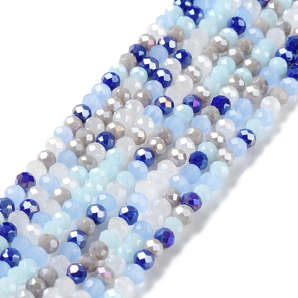 PandaHall Glass Beads Strands, Faceted, Rondelle, Thistle, 4x3mm, Hole: 0.4mm, about 123~127pcs/strand, 15.75~16.5 inch(40~42cm) Glass...
PandaHall Glass Beads Strands, Faceted, Rondelle, Thistle, 4x3mm, Hole: 0.4mm, about 123~127pcs/strand, 15.75~16.5 inch(40~42cm) Glass...