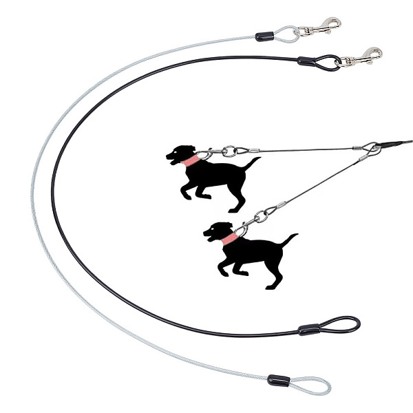 PandaHall GOMAKERER 2Pcs 2 Colors Steel Wire Chew-Proof Dog Leash Extension, with PVC, Zinc Alloy Clasp, for Small Medium and Large Dogs..., Multicolor
PandaHall GOMAKERER 2Pcs 2 Colors Steel Wire Chew-Proof Dog Leash Extension, with PVC, Zinc Alloy Clasp, for Small Medium and Large Dogs..., Multicolor