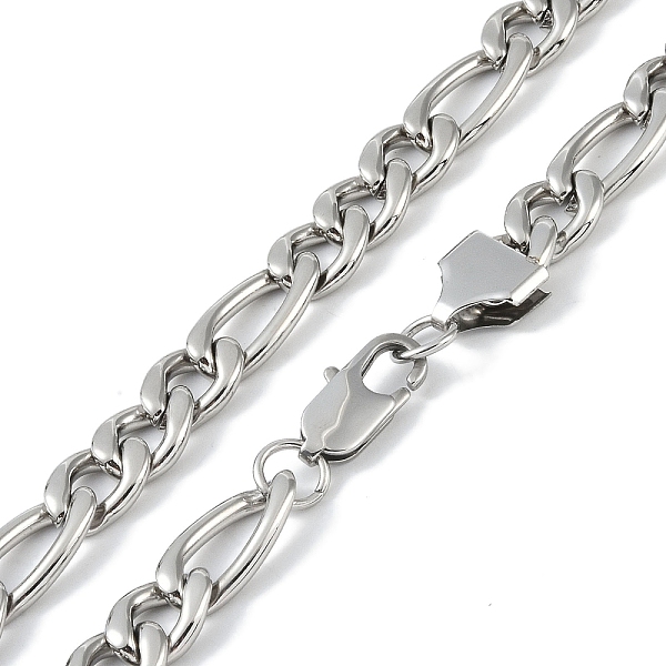 PandaHall 201 Stainless Steel Figaro Chain Necklaces, Stainless Steel Color, 21.65 inch(55cm) 201 Stainless Steel
PandaHall 201 Stainless Steel Figaro Chain Necklaces, Stainless Steel Color, 21.65 inch(55cm) 201 Stainless Steel