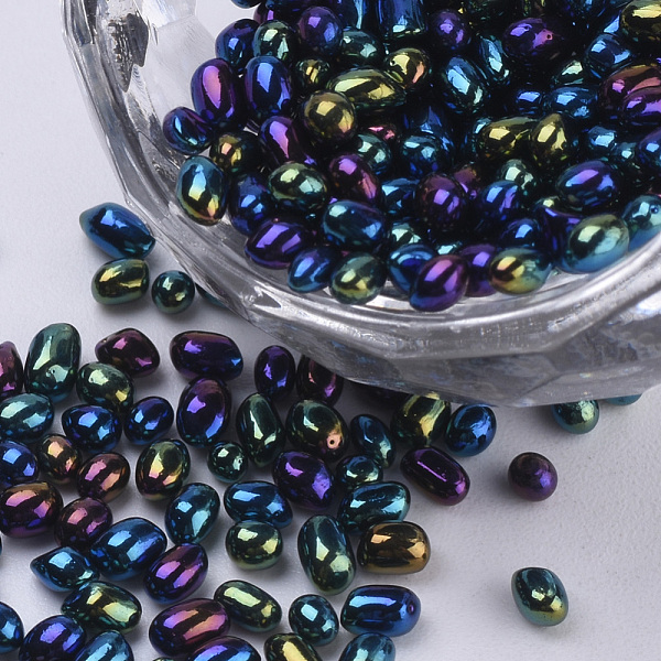 PandaHall Plated Glass Seed Beads, For Nail Art Decoration, No Hole/Undrilled, Chip, Medium Blue, 2~6x2~2.5x2~2.5mm, about 450g/bag Glass...
PandaHall Plated Glass Seed Beads, For Nail Art Decoration, No Hole/Undrilled, Chip, Medium Blue, 2~6x2~2.5x2~2.5mm, about 450g/bag Glass...