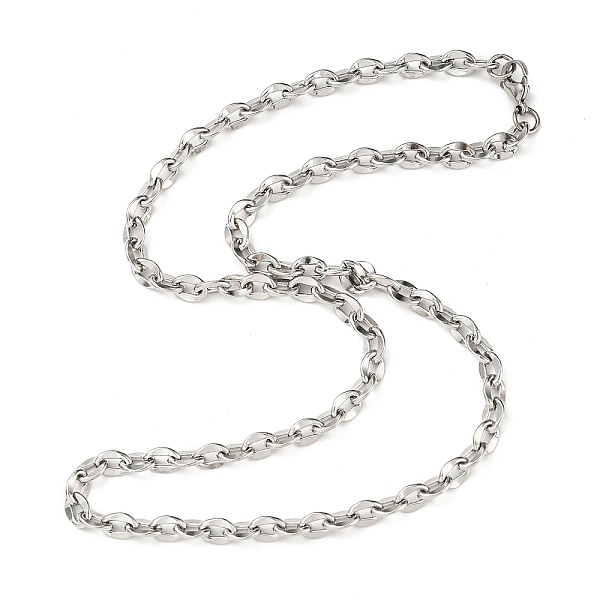 PandaHall 201 Stainless Steel Cable Chains Necklace, Stainless Steel Color, 21.65 inch(55cm) 201 Stainless Steel
PandaHall 201 Stainless Steel Cable Chains Necklace, Stainless Steel Color, 21.65 inch(55cm) 201 Stainless Steel