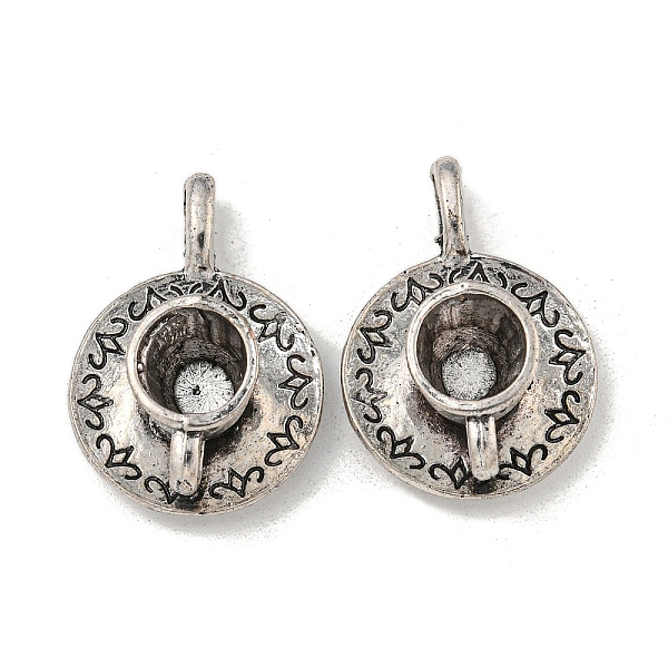 PandaHall Coffee Cup Tibetan Style Alloy Pendants, Waitress Charms, Cadmium Free & Nickel Free & Lead Free, Antique Silver, 26x18.5x10mm...
PandaHall Coffee Cup Tibetan Style Alloy Pendants, Waitress Charms, Cadmium Free & Nickel Free & Lead Free, Antique Silver, 26x18.5x10mm...