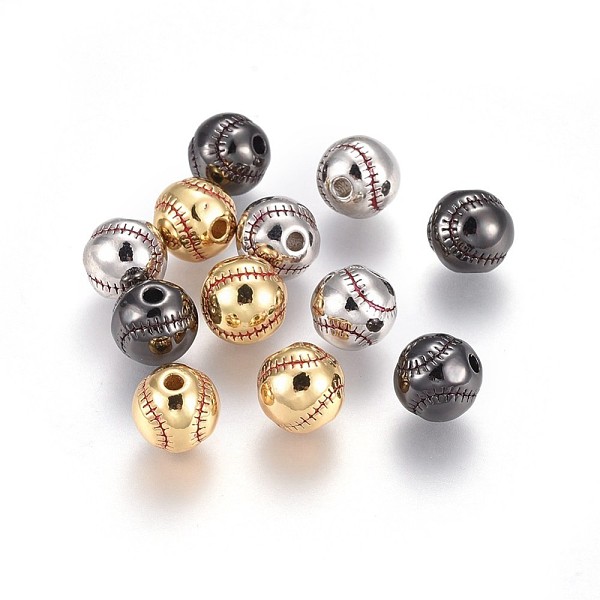 PandaHall Brass Enamel Beads, Sports Beads, Long-Lasting Plated, Baseball, Mixed Color, 9.3x9mm, Hole: 2.1mm Brass+Enamel Others
PandaHall Brass Enamel Beads, Sports Beads, Long-Lasting Plated, Baseball, Mixed Color, 9.3x9mm, Hole: 2.1mm Brass+Enamel Others