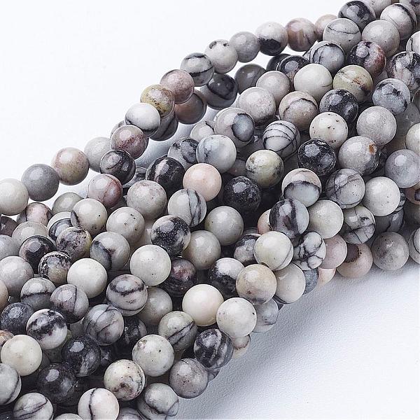 PandaHall 15 inch Black Silk Stone/Netstone Strands, Round, about 88pcs/strand, 4mm in diameter, hole: 0.8mm Netstone Round Black
PandaHall 15 inch Black Silk Stone/Netstone Strands, Round, about 88pcs/strand, 4mm in diameter, hole: 0.8mm Netstone Round Black