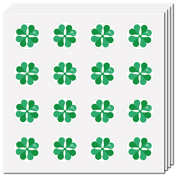 PandaHall CREATCABIN 128Pcs Four-Leaf Clover Stickers Decal Self-Adhesive Waterproof Planner Sticker Round Bulk Green Stickers for's Day...
PandaHall CREATCABIN 128Pcs Four-Leaf Clover Stickers Decal Self-Adhesive Waterproof Planner Sticker Round Bulk Green Stickers for's Day...