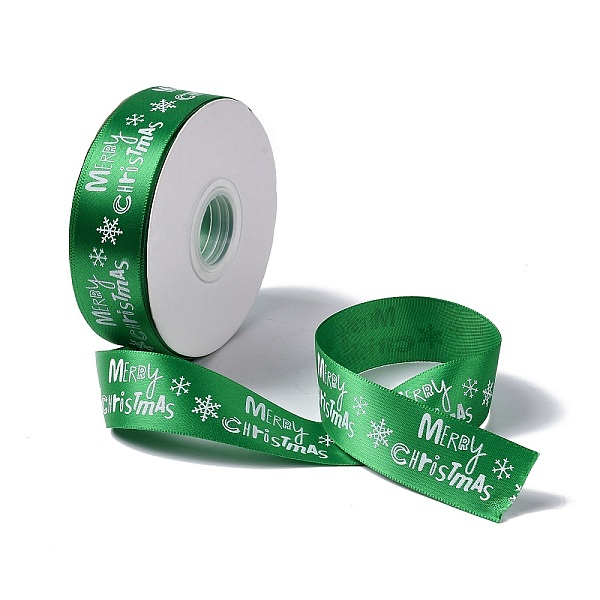 PandaHall 25 Yards Christmas Theme Printed Polyester Ribbon, for DIY Jewelry Making, Flat, Green, 1- inch(25.5mm) Polyester Word Green
PandaHall 25 Yards Christmas Theme Printed Polyester Ribbon, for DIY Jewelry Making, Flat, Green, 1- inch(25.5mm) Polyester Word Green