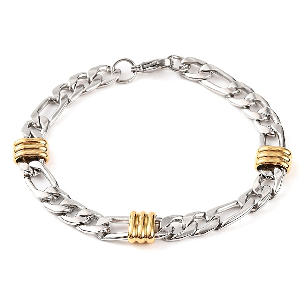 PandaHall 304 Stainless Steel Figaro Chain Bracelets for Women, Golden & Stainless Steel Color, 8-3/8 inch(21.2cm) 304 Stainless Steel
PandaHall 304 Stainless Steel Figaro Chain Bracelets for Women, Golden & Stainless Steel Color, 8-3/8 inch(21.2cm) 304 Stainless Steel