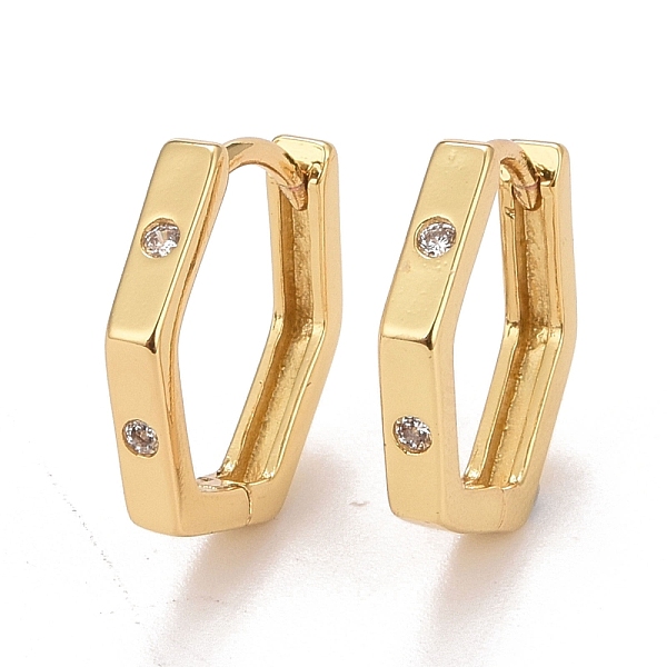 PandaHall Clear Cubic Zirconia Hexagon Hoop Earrings, Brass Hinged Earrings for Women, Cadmium Free & Nickel Free & Lead Free, Real 18K Gold...
PandaHall Clear Cubic Zirconia Hexagon Hoop Earrings, Brass Hinged Earrings for Women, Cadmium Free & Nickel Free & Lead Free, Real 18K Gold...