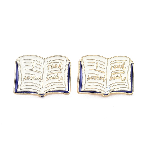 PandaHall I Read Banned Books Cartoon Book Enamel Pin, Alloy Enamel Brooch for Teacher Student Jewelry, White, 18x25x10mm Alloy+Enamel White
PandaHall I Read Banned Books Cartoon Book Enamel Pin, Alloy Enamel Brooch for Teacher Student Jewelry, White, 18x25x10mm Alloy+Enamel White
