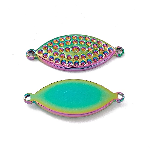 PandaHall Ion Plating(IP) 304 Stainless Steel Connector Rhinestone Settings, Horse Eye, Rainbow Color, Fit it 1.8mm and 1mm Rhinestone...
PandaHall Ion Plating(IP) 304 Stainless Steel Connector Rhinestone Settings, Horse Eye, Rainbow Color, Fit it 1.8mm and 1mm Rhinestone...
