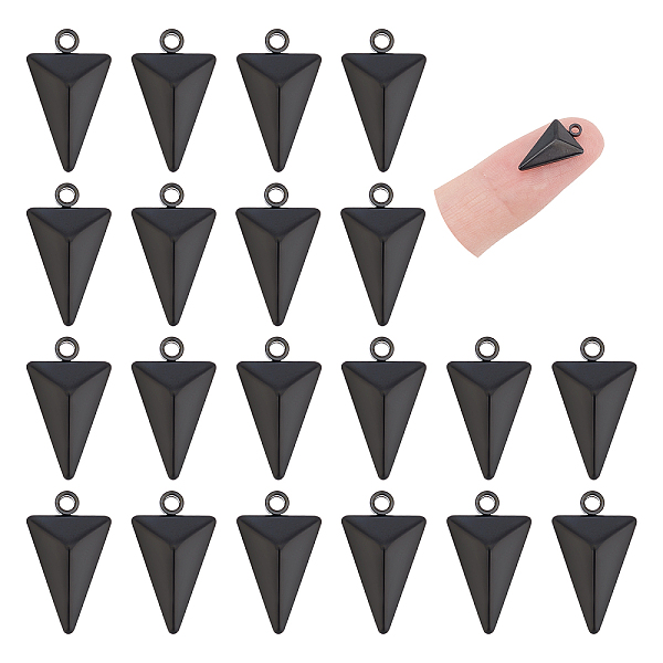PandaHall UNICRAFTALE 20pcs Electrophoresis Black Triangle Charm Punk Style Dangle Charm 14.5mm Hypoallergenic Metal Pendant for Earrings...
PandaHall UNICRAFTALE 20pcs Electrophoresis Black Triangle Charm Punk Style Dangle Charm 14.5mm Hypoallergenic Metal Pendant for Earrings...