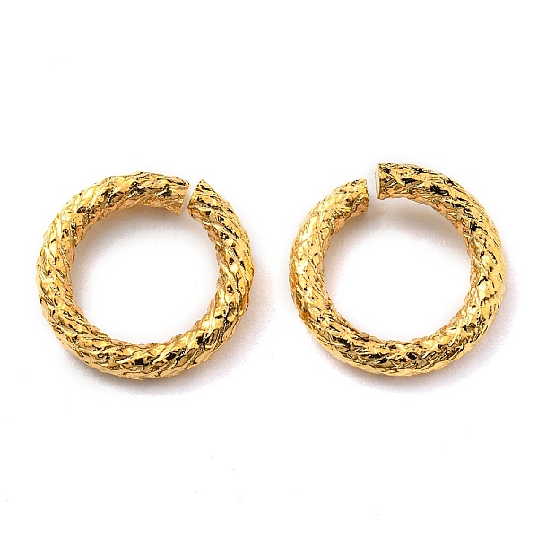 PandaHall 304 Stainless Steel Open Jump Rings, Textured Ring, Real 24K Gold Plated, 7 Gauge, 12x2mm, Inner Diameter: 8mm 304 Stainless Steel...
PandaHall 304 Stainless Steel Open Jump Rings, Textured Ring, Real 24K Gold Plated, 7 Gauge, 12x2mm, Inner Diameter: 8mm 304 Stainless Steel...