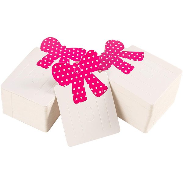 PandaHall 300 Pcs 7.9cmx5cm Paper Cardboard Hair Clip Display Cards with Bowknot, Rectangle Cut Bowknot Cardboard Hair Clip Hair Bows..., Pink
PandaHall 300 Pcs 7.9cmx5cm Paper Cardboard Hair Clip Display Cards with Bowknot, Rectangle Cut Bowknot Cardboard Hair Clip Hair Bows..., Pink
