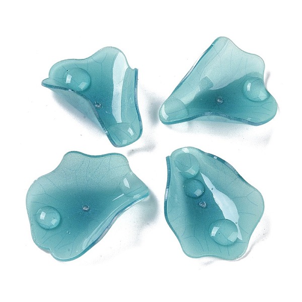 PandaHall Lotus Leaf Bead Caps, for DIY Jewelry Making, Dark Turquoise, 29~31.5x21~22x9.5~11.5mm, Hole: 1.2mm Acrylic
PandaHall Lotus Leaf Bead Caps, for DIY Jewelry Making, Dark Turquoise, 29~31.5x21~22x9.5~11.5mm, Hole: 1.2mm Acrylic