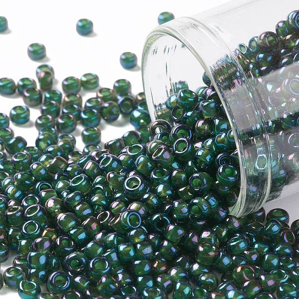 PandaHall TOHO Round Seed Beads, Japanese Seed Beads, (384) Inside Color Green/Green, 8/0, 3mm, Hole: 1mm, about 1110pcs/50g Glass
PandaHall TOHO Round Seed Beads, Japanese Seed Beads, (384) Inside Color Green/Green, 8/0, 3mm, Hole: 1mm, about 1110pcs/50g Glass