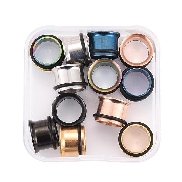 PandaHall 12Pcs 6 Colors 316 Surgical Stainless Steel Screw Ear Gauges Flesh Tunnels Plugs, Mixed Color, 1/2 inch(12mm), 2pcs/color 316...
PandaHall 12Pcs 6 Colors 316 Surgical Stainless Steel Screw Ear Gauges Flesh Tunnels Plugs, Mixed Color, 1/2 inch(12mm), 2pcs/color 316...
