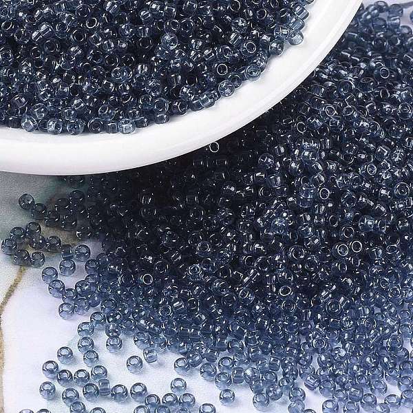 PandaHall MIYUKI Round Rocailles Beads, Japanese Seed Beads, (RR2411) Transparent Montana Blue, 15/0, 1.5mm, Hole: 0.7mm, about...
PandaHall MIYUKI Round Rocailles Beads, Japanese Seed Beads, (RR2411) Transparent Montana Blue, 15/0, 1.5mm, Hole: 0.7mm, about...