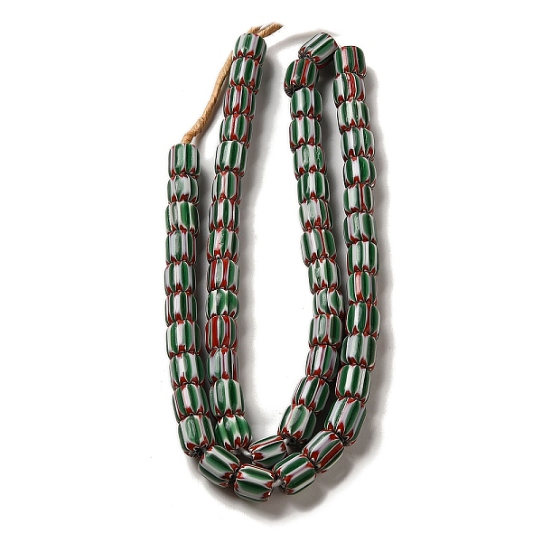 PandaHall Handmade Nepalese Lampwork Beads, Chevron Beads, Column, Dark Sea Green, 10~13x11~13mm, Hole: 2mm, about 54~56pcs/strand...
PandaHall Handmade Nepalese Lampwork Beads, Chevron Beads, Column, Dark Sea Green, 10~13x11~13mm, Hole: 2mm, about 54~56pcs/strand...