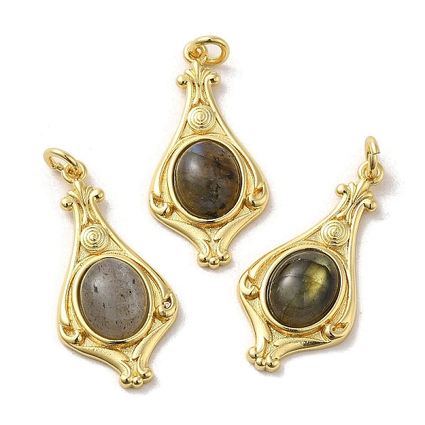 PandaHall Natural Labradorite Pendants, Teardrop Charms with Rack Plating Platinum Tone Brass Findings, Cadmium Free & Lead Free...
PandaHall Natural Labradorite Pendants, Teardrop Charms with Rack Plating Platinum Tone Brass Findings, Cadmium Free & Lead Free...
